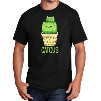 Catcus Funny Cat Cactus Tshirt For Kitty Lovers Basic T-shirt | Artistshot