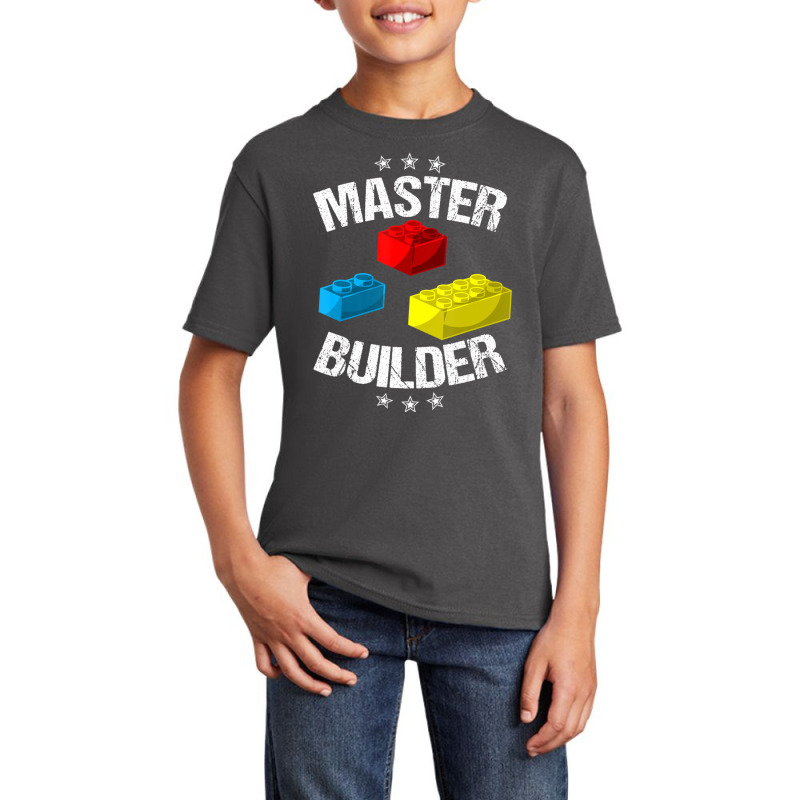 Cool Master Builder Building Blocks Men Women Basic Youth T-shirt | Artistshot