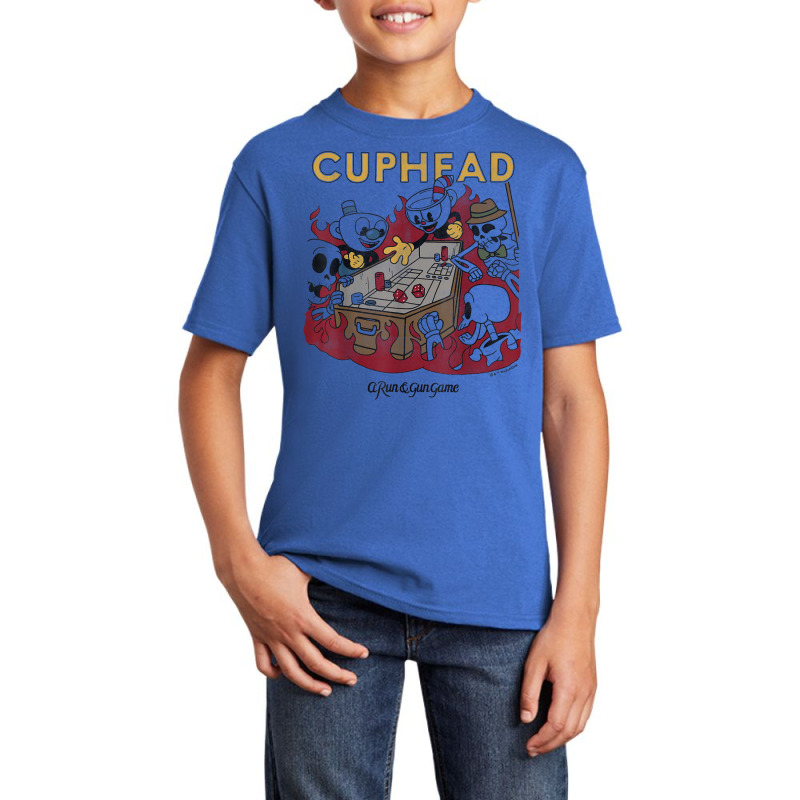 Cuphead A Run On Run Game Of Craps T Shirt Basic Youth T-shirt by cm-arts | Artistshot