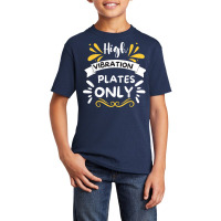 High Vibration Plate Only   Royalty  No Hoodrat Food Plate Basic Youth T-shirt | Artistshot