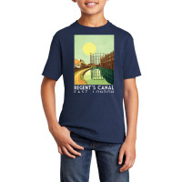 Regents Canal, Regents Canal Vintage, Regents Canal Art, Regents Canal Basic Youth T-shirt | Artistshot