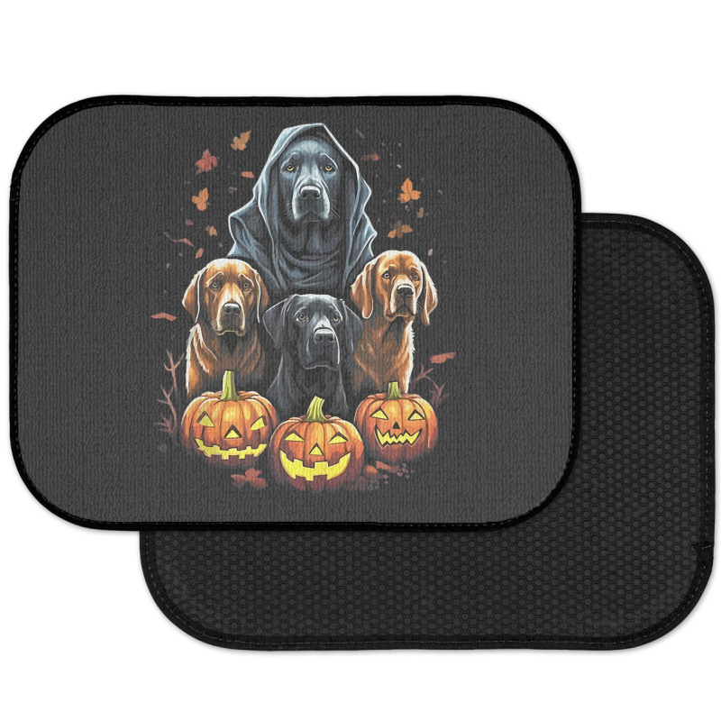 Labrador Retriever Black Lab   Yellow Lab Hallowee Rear Car Mat | Artistshot