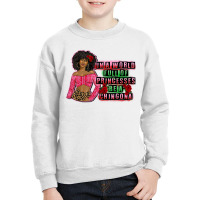 Chingona Afro Latina Youth Sweatshirt | Artistshot