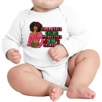 Chingona Afro Latina Long Sleeve Baby Bodysuit | Artistshot