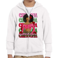 Chingona Afro Latina Woman Youth Zipper Hoodie | Artistshot