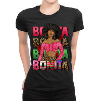 Bonita Afro Latina Woman Ladies Fitted T-shirt | Artistshot