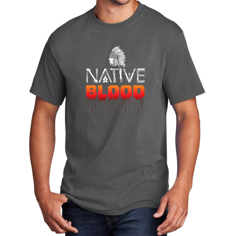 Native Blood T-shirt Basic T-shirt by WilmaMorgan | Artistshot