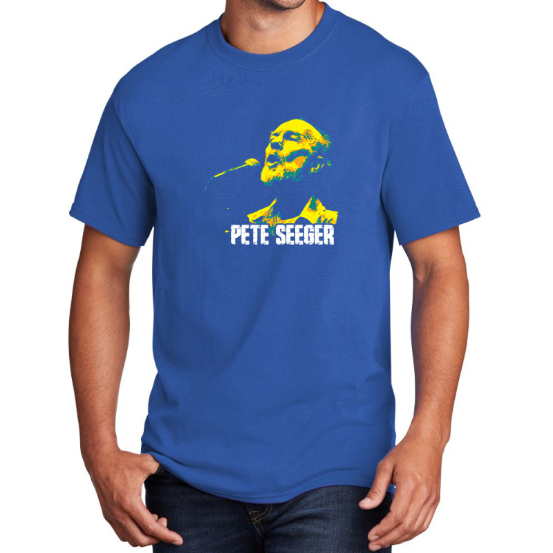 Pete Seeger Pete Seeger. Peter Seeger. Was An American Folk Singer And Basic T-shirt | Artistshot