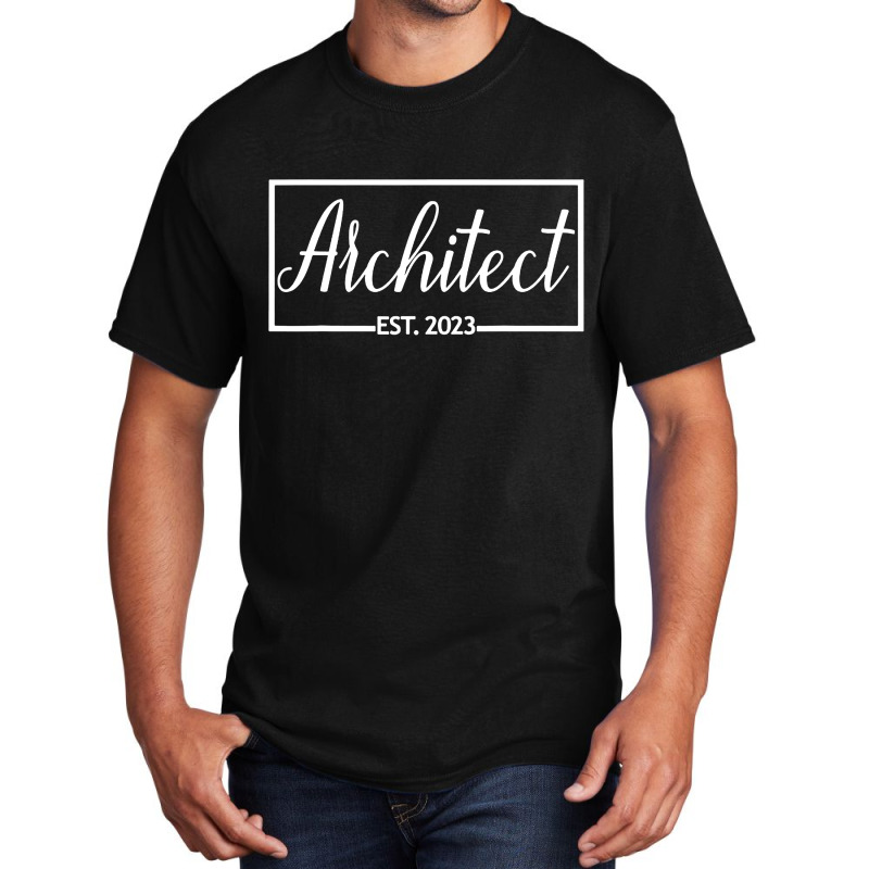 Est Architect Basic T-shirt | Artistshot