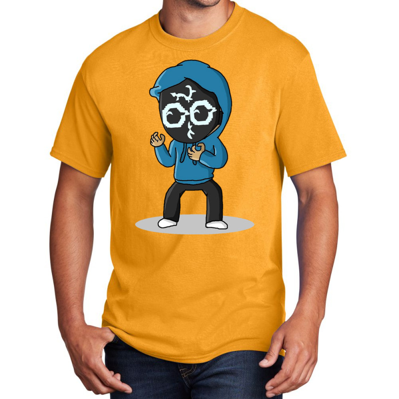 Cool Mask Boy Basic T-shirt by cm-arts | Artistshot