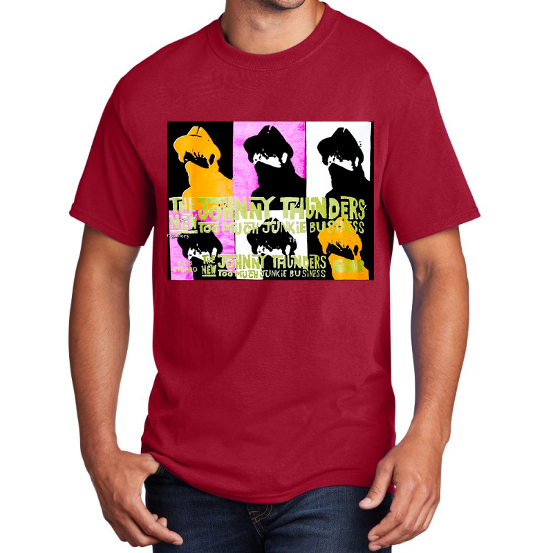 Johnny Thunders, Johnny, Thunders, Johnny Thunder, Johnny Thunders Art Basic T-shirt by cm-arts | Artistshot