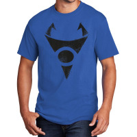 Invader Zim Irken Symbol Black Spray Paint Stencil Basic T-shirt | Artistshot