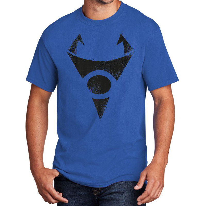 Invader Zim Irken Symbol Black Spray Paint Stencil Basic T-shirt by cm-arts | Artistshot