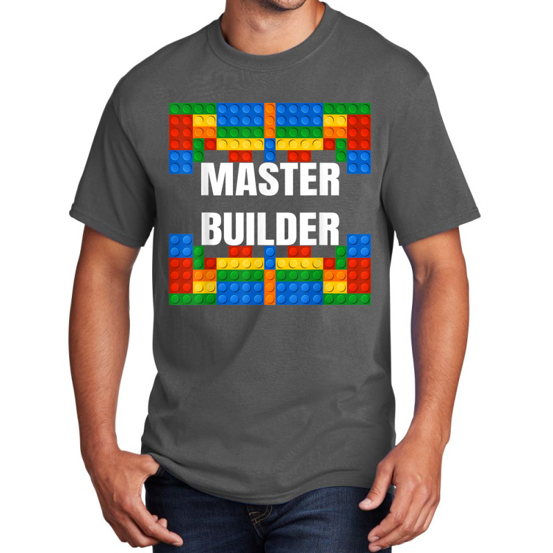 Master Builder Building Blocks Brick Builders Toys Gift T Shirt Basic T-shirt | Artistshot