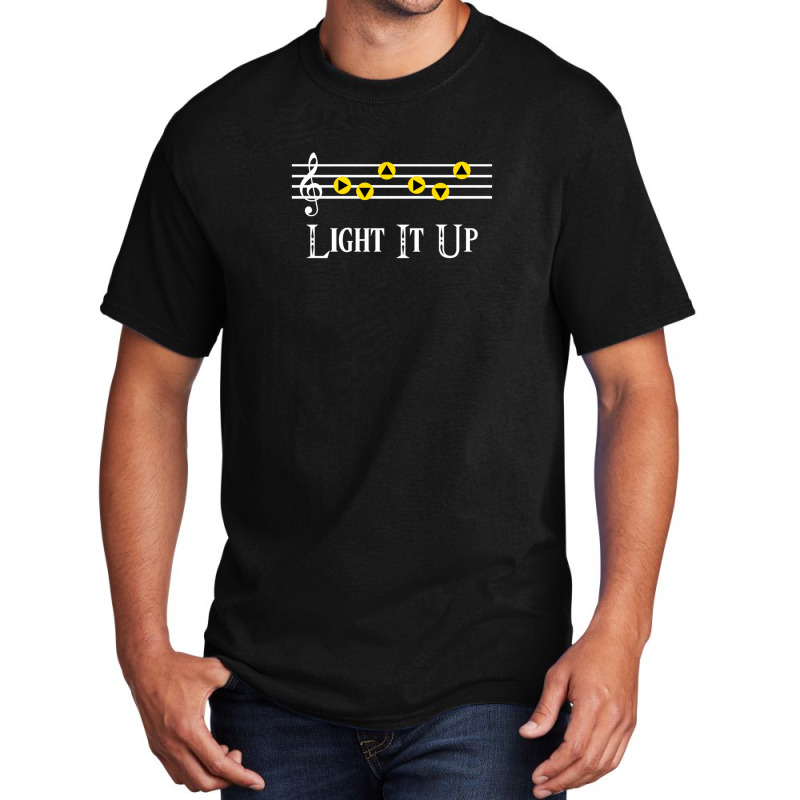 Light It Up Basic T-shirt by MichaelHolland | Artistshot