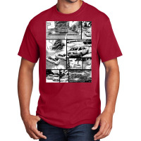 Initial D  Racing - Manga Wall Design (version 2) Basic T-shirt | Artistshot