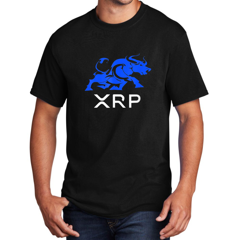 Market Bullrun Ripple The To Moon Cryptocurrency Xrp Rally Basic T-shirt by DustinNewman | Artistshot