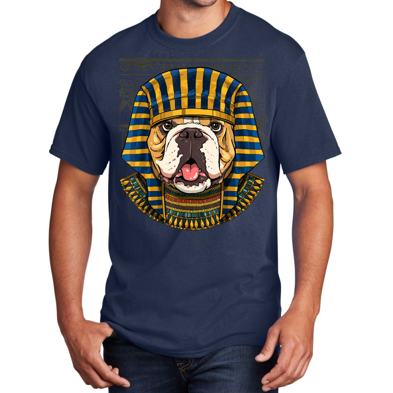 Ancient Egyptian Goddess American Bulldog Pyramid Dog Lovers Basic T-shirt | Artistshot