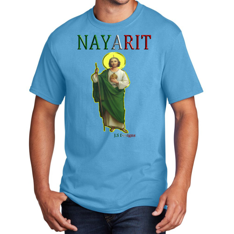 San Judas Tadeo Nayarit Shirts And Hoodies Sudadera Long Sleeve T Shir Basic T-shirt by cm-arts | Artistshot