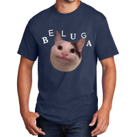 Beluga Cat Discord Basic T-shirt | Artistshot