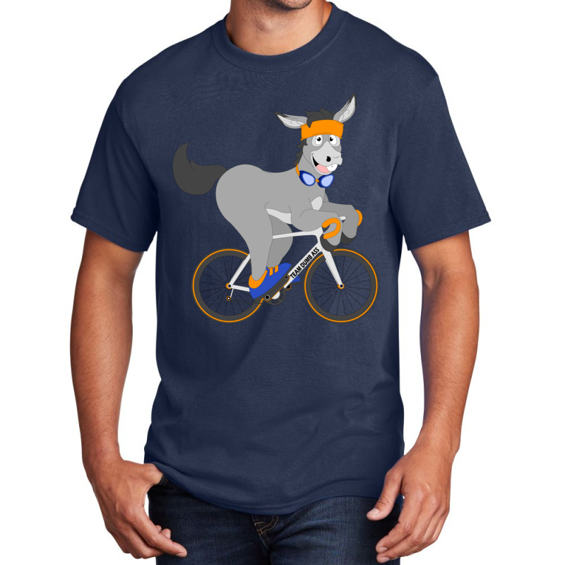 Team Dumbass On Bike Basic T-shirt by YAMARIMULERO | Artistshot