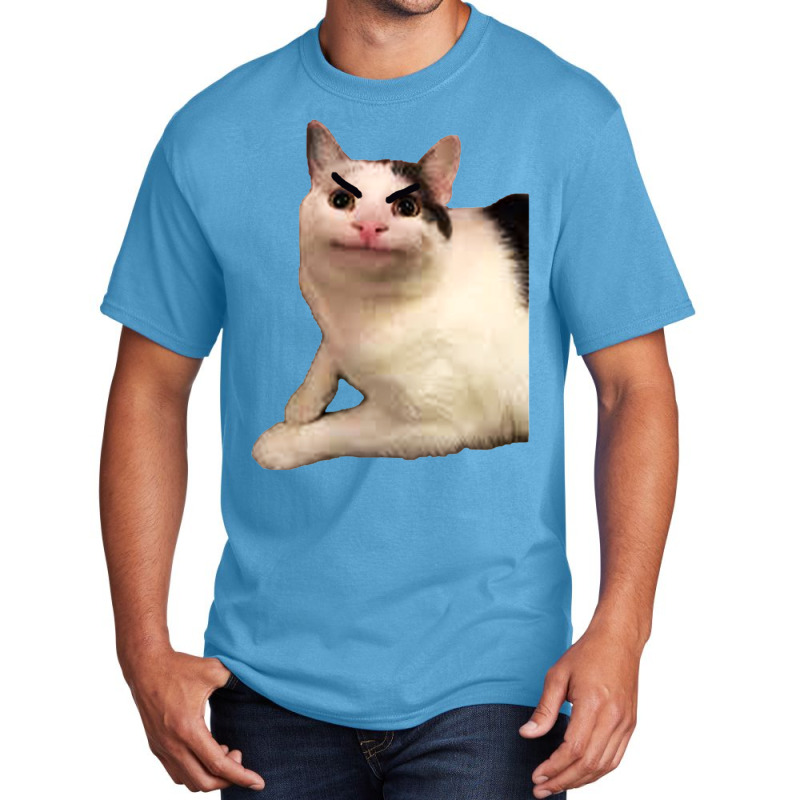 Beluga Discord Funny Cat Angry Version Basic T-shirt | Artistshot