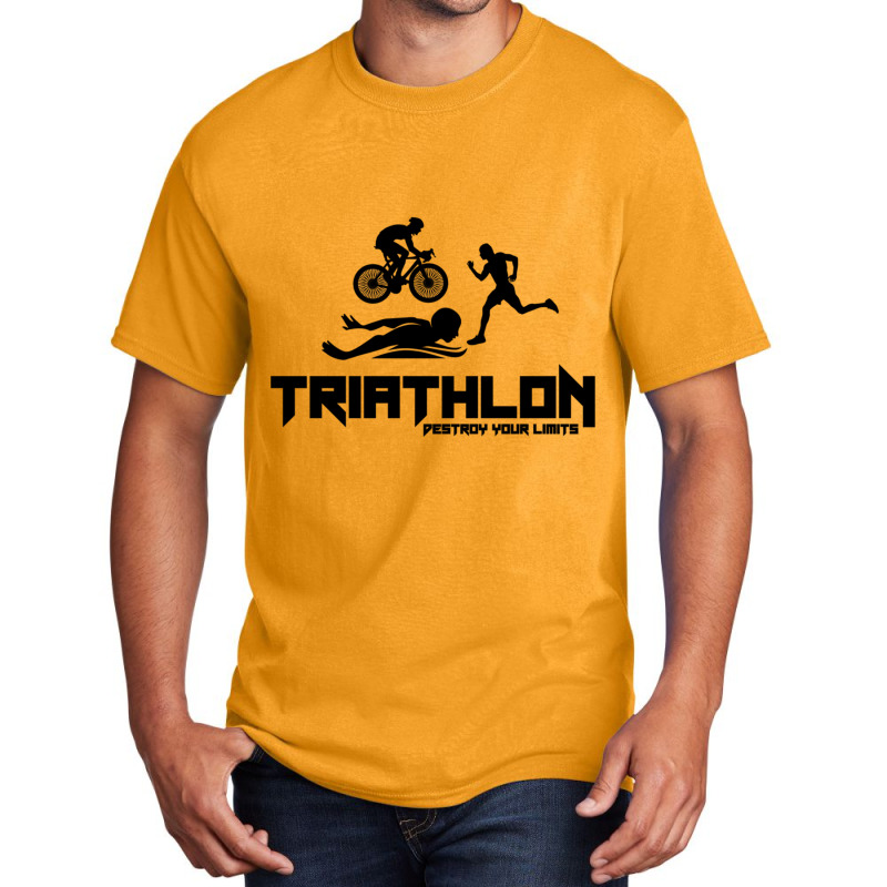 Triathlon Basic T-shirt by YAMARIMULERO | Artistshot