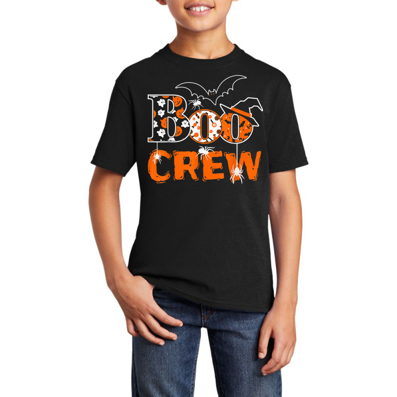 Halloween Boo Crew Ghosts Basic Youth T-shirt by Uniform | Artistshot