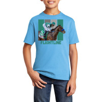 Flightline Horse Racing Thoroughbred Del Mar Santa Anita T Shirt Basic Youth T-shirt | Artistshot