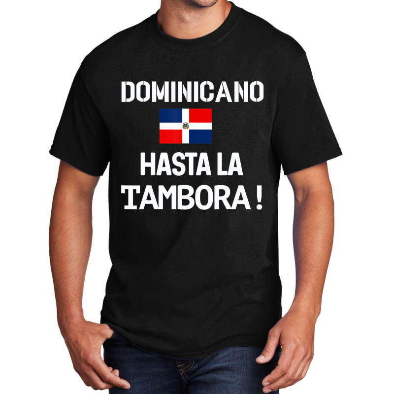 Dominicano Flag Pride Rd Dominican Republic Quote Dna Men Basic T-shirt by cm-arts | Artistshot