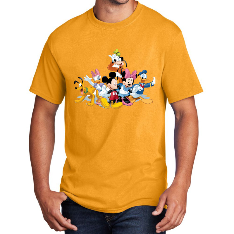 Goofy And Friend Basic T-shirt by meritanila | Artistshot