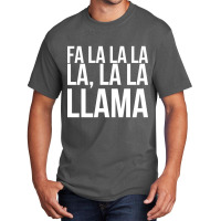 Fa La La La La La La Llama-npqnt Basic T-shirt | Artistshot