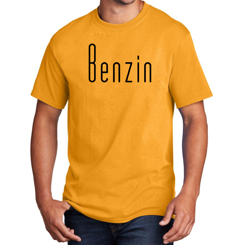 Benzin (black Text) Basic T-shirt by JosephVanlandingham | Artistshot