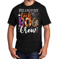 Phlebotomy Tech Boo Crew Ghost Halloween Technician Matching T Shirt Basic T-shirt | Artistshot