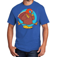 Thanksgiving Turkey Pizza Basic T-shirt | Artistshot