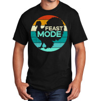 Thanksgiving Turkey Feast Mode Funny Thanksgiving Vintage Turkey Trot  Basic T-shirt | Artistshot