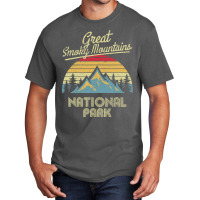 Vintage Great Smoky Mountains National Park Mountain T Basic T-shirt | Artistshot