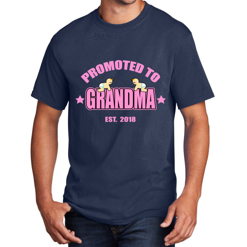 Promoted To Grandma 2018 Mothers Day Basic T-shirt | Artistshot