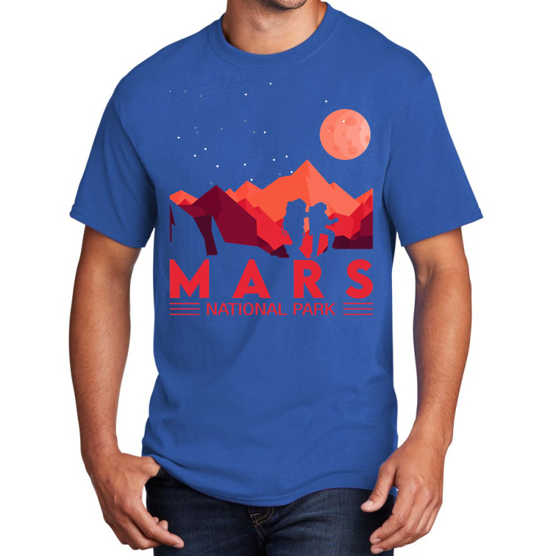 Red Mars Planet  Space National Park  Funny Mars Basic T-shirt | Artistshot