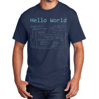 Hello World Computer Programming Languages Basic T-shirt | Artistshot