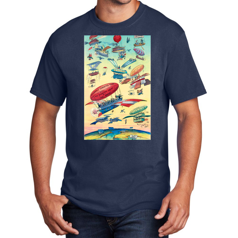 Openings Of The Panama Canals Basic T-shirt by DonnieCarlson | Artistshot