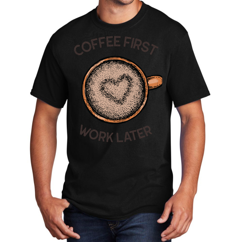 Cute Take It Away Coffee Designs  Coffee Sack Basic T-shirt | Artistshot