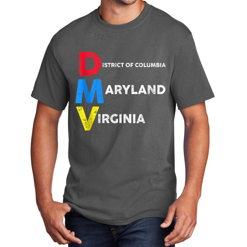 Dmv Native Aka Dc, Maryland And Virginia Tank Top Basic T-shirt | Artistshot