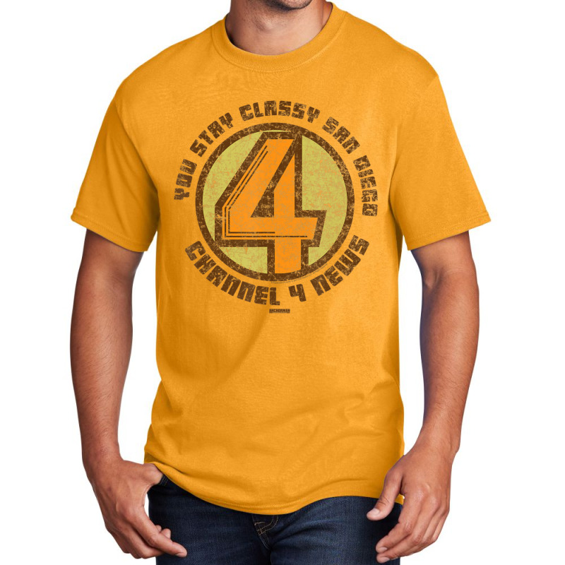 Anchorman Channel 4 News Basic T-shirt | Artistshot