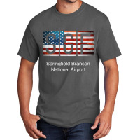 Sgf Springfield Branson National Airport Basic T-shirt | Artistshot