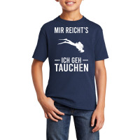 Mir Reichts Ich Geh Diving Water Sports Freediving Diving Basic Youth T-shirt | Artistshot