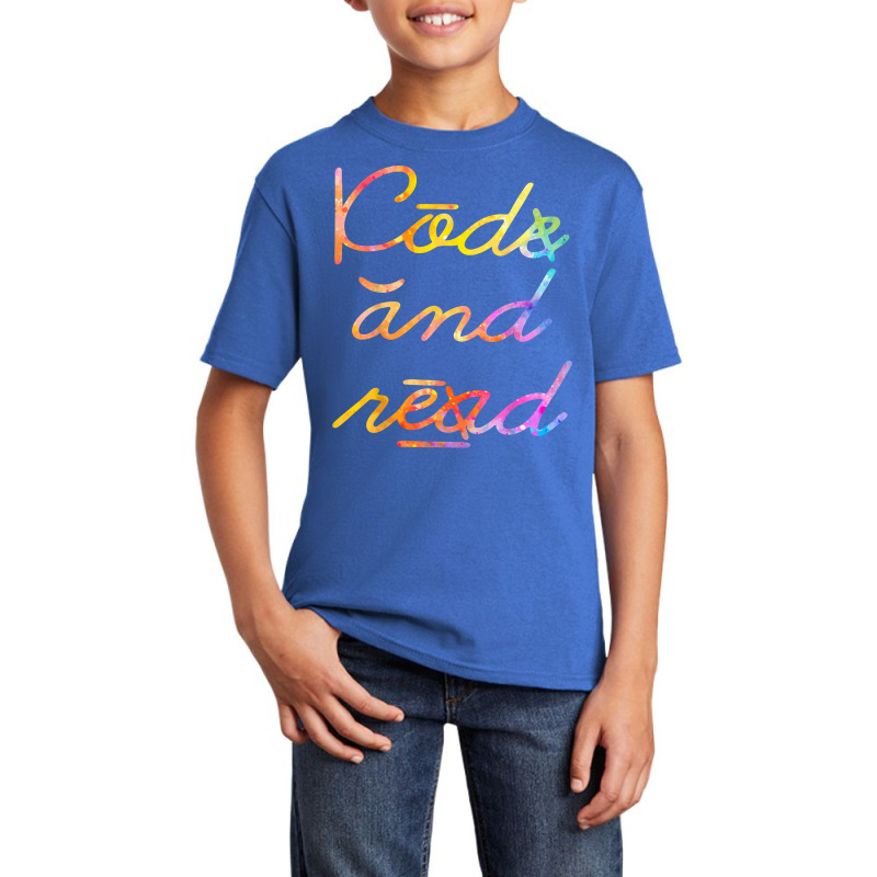 Code And Read Dyslexia Awareness T Shirt Basic Youth T-shirt by cm-arts | Artistshot