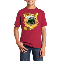 No Farmers No Food With Us Tractor Basic Youth T-shirt | Artistshot