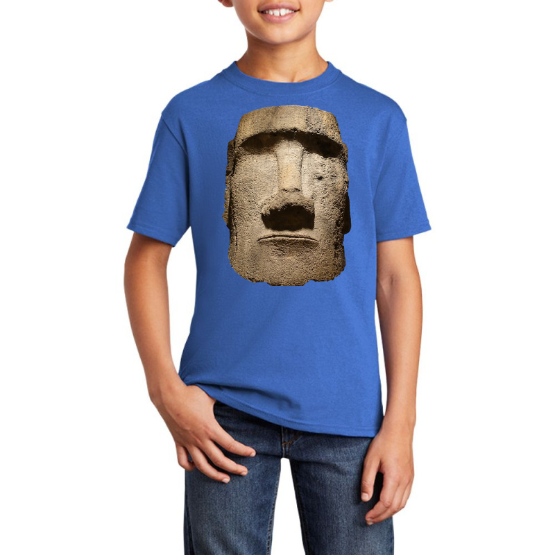 Easter Island Moai Statue Monolith World Mystery Basic Youth T-shirt | Artistshot