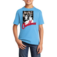 Casablanca - Humphrey Bogart, Ingrid Bergman Basic Youth T-shirt | Artistshot